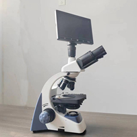 Trinocular Biological Microscope1600X7inch Display Optical Biological Microscope for Scientific Research Experiments