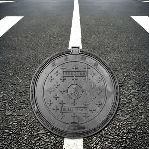 China fabrica tapas y marcos de alcantarilla de hierro dúctil pulido que cumplen con la norma DIN y están certificados según ISO9001:2015 - Product Image 2