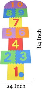 Tapis de jeu d'exercice en <span class=keywords><strong>marelle</strong></span> EVA à emboîtement non toxique doux et sûr Tapis de jeu en <span class=keywords><strong>mousse</strong></span> pour enfants - Product Image 3