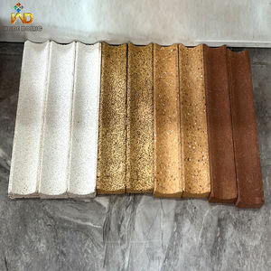 Azulejos <span class=keywords><strong>de</strong></span> Mosaico <span class=keywords><strong>de</strong></span> Arcilla Curvados <span class=keywords><strong>de</strong></span> Estilo Vintage, Azulejos <span class=keywords><strong>de</strong></span> Pared <span class=keywords><strong>de</strong></span> Arcilla con Ranuras 3D para Decorar Paredes, Hoteles y Hostales - Product Image 1