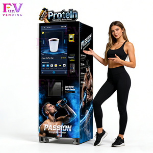 Máquina Expendedora <span class=keywords><strong>de</strong></span> Batidos <span class=keywords><strong>de</strong></span> Proteínas, Mezcla Totalmente Automatizada que Garantiza un Batido Perfectamente Liso, Se Limpia Automáticamente, Acepta Monedas y Tarjetas <span class=keywords><strong>de</strong></span> Crédito - Product Image 1