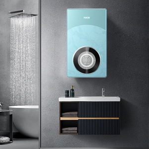 12500W Smart Instant <strong>Water</strong> <strong>Heater</strong> Boiler Indoor Tankless Hot <strong>Water</strong> Geyser for Hotel Showers LED Temperature Display German - Product Image 6