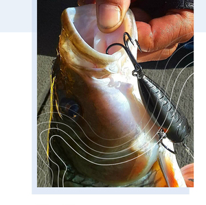 Mustad TR78NP 1X Strsong Tốt Nhất Nhật Bản <span class=keywords><strong>Treble</strong></span> VCM Vòng Lưỡi Câu Cá Uốn Cong - Product Image 4