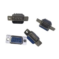 Conectores DB9 D-Sub Macho/Hembra de 9 Pines con Terminales de Soldadura, Conector Serial RS232 para Escáner de Código de Barras y Computadora, Venta al Por Mayor de Fábrica