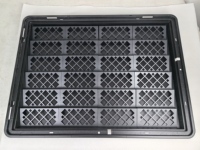 Vitrine en plastique horizontale