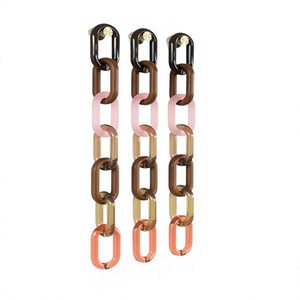 Cadena Acrílica Colorida para Colgar en la Pared, Decoración Geométrica, Pieza de Arte Contemporánea, Diseño Abstracto, Adorno Decorativo - Product Image 1