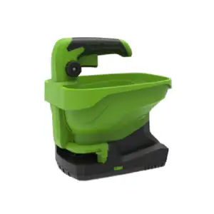 OEM Hand-Powered Spreader Chest Mount with Easy Fill Hopper Lawn Spreader 10-Pounds Translucent Cordless USB Fertilizer Spreader