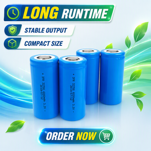 Batterie 32700 3.2V 3C à décharge rapide, haute capacité, longue durée de vie pour véhicules électriques, stockage d'énergie solaire, appareils portables - Product Image 1