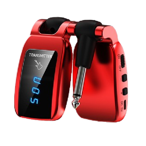 Sistema de guitarra con pantalla LED de audio inalámbrico UHF de 15 canales recargable, transmisor de <span class=keywords><strong>bajo</strong></span> de guitarra eléctrica, micrófono de condensador - Product Image 2