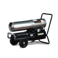 Calentador de Aire Forzado Automático de Acero Inoxidable LN50KTCE con Termostato para Granjas Avícolas, Calentador de Queroseno para Gallineros