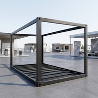 Structure Modulaire Personnalisée en Acier Galvanisé pour Conteneur de 20 pieds, Emballage Plat, pour Entrepôt Extérieur, Dortoir, Atelier