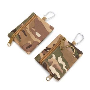 Custom Mini <b>EDC</b> Molle Pouch - Portable Outdoor <b>Wallet</b> & Key Card Case with Carabiner for Camping & Travel - Product Image 4
