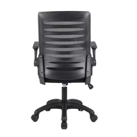 Chaise de bureau contemporaine de style moderne, avec accoudoirs réglables, pivotante, en tissu, pour le bureau à domicile