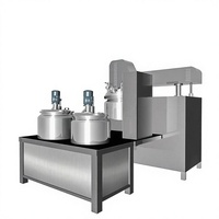 Ligne de production de mayonnaise à prix d'usine, mélangeur émulsifiant sous vide pour crème, machine de fabrication de mayonnaise et de vinaigrette