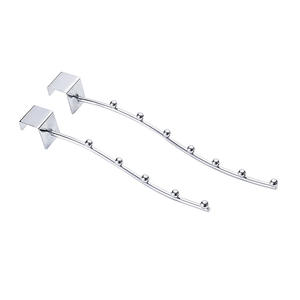 Expositor de diseño moderno de tres filas con gancho de 6cm/8cm y colgador para tienda de ropa y supermercado, para soldadura por arco de argón de hierro de 25mm - Product Image 5