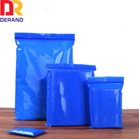 Sacs d'emballage en plastique de sécurité personnalisés noirs et rouges avec fermeture éclair UV et joint de maintien pour literie et parapluies