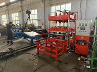 Machine pour la fabrication de revêtements de sol en caoutchouc / Machine pour la fabrication de carreaux en caoutchouc recyclé à partir de pneus / Machine à briques en caoutchouc