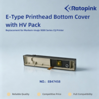 Couverture inférieure de tête d'impression de type E Ratopink EB47458 avec pack HV, remplacement pour imprimante CIJ Markem-Imaje 9232/9410/9450