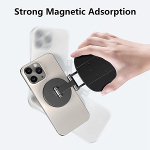 Supporto da Tavolo Magnetico Pieghevole in Lega di Alluminio con Rotazione a 360° per iPhone 17 16 15 14 13 12 Pro Max - Product Image 2