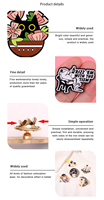 Badges et broches de luxe, badges en émail, étiquettes nominatives métalliques personnalisées (avec épingles)