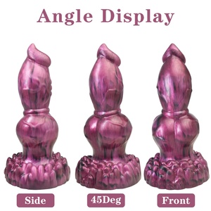 NNSX High Quality Dog Big Knot <b>Dildo</b> Strap on Colorful New Design Dragon Animal <b>Dildo</b> Geeky Super Large Sex Toy for Women - Product Image 3