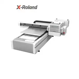 2020 X-Roland 6090A UV de cama plana de tres la cabeza de impresión de impresora con 4720 y XP600