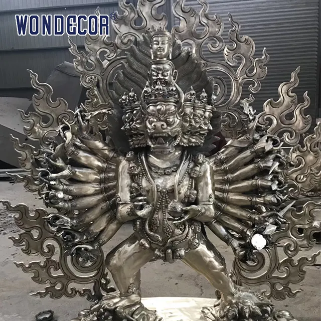 Bronze Religious Sculpture Bronze Tibetan Buddha Cast Bronze Buddha Statue