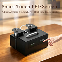 Diffuseur d'huiles essentielles intelligent à commande par application, grande capacité, rechargeable, pour systèmes HVAC