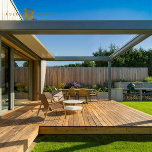Pérgola de Aluminio de Tamaño Personalizado, Pérgola Exterior Impermeable con Rejillas, Diseñada para el <span class=keywords><strong>Mercado</strong></span> Residencial y Comercial de Europa y Australia - Product Image 1