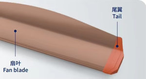 Ventilateur de plafond HVLS de 12 pieds au design moderne, couleur bronze, pales en aluminium et magnésium, faible bruit, idéal pour les salles de sport et le yoga - Product Image 6