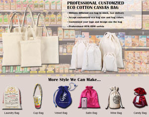 Bolsa con cordón de muselina de algodón orgánico personalizada bolsa de polvo de algodón plegable ecológica bolsa de almacenamiento y bolsa de regalo para joyería - Product Image 3