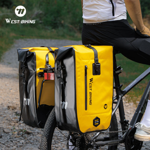 กระเป๋าติดท้ายจักรยาน WESTBIKING ขนาด 25 ลิตร ความจุเยอะ ใช้เป็นกระเป๋าสะพายไหล่ได้ กันน้ำ เหมาะสำหรับการเดินทางและปั่นจักรยาน - Product Image 1