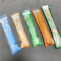 Sac d'emballage personnalisé pour sucettes glacées, glace, jus, 10 pièces