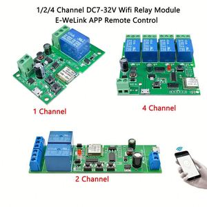 <span class=keywords><strong>Esp8266</strong></span> वायरलेस रिले मॉड्यूल 1/2/4/<span class=keywords><strong>8</strong></span> चैनल <span class=keywords><strong>ESP</strong></span>-12F डेवलपमेंट बोर्ड एसी/डीसी 5v/7-28v/5-80 वी ई-वेल्लिंक ऐप रिमोट कंट्रोल - Product Image 4