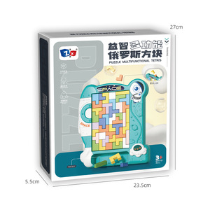 Rompecabezas de bloques de construcción Tetris, juguete de apilamiento 3D para niños de 2 a 4 años, juego educativo de plástico que estimula el cerebro - Product Image 3