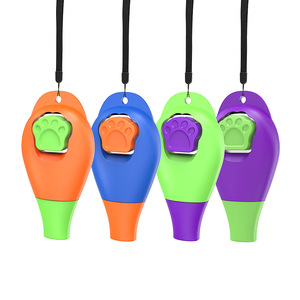 Silbato de entrenamiento para perros Tian Zhe, material ABS 2 en 1 para entrenamiento de mascotas, 9 colores disponibles - Product Image 4