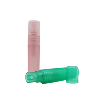 Flacon vaporisateur de voyage vide en plastique dépoli mat, rechargeable, pour mini-parfum et cosmétiques, 5ml 10ml 15ml