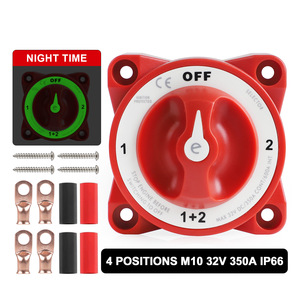 สวิตช์จุดระเบิด 4 ตำแหน่ง Cnspeed 32V 350A M10 IP66 สำหรับรถบ้าน เรือ รถบรรทุก - Product Image 2