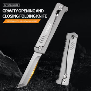 多機能SKDスチール折りたたみナイフ屋外ポータブルEDCツール自己防衛サバイバルポケットナイフキャンプ用 - Product Image 3