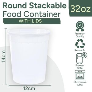 Conteneurs en plastique PP de haute qualité pour la vente en gros, bols à soupe et gobelets avec couvercle trempé pour la restauration, vente en gros en vrac - Product Image 4