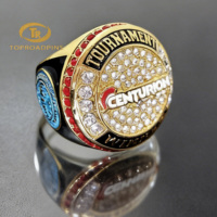 Boîtier de bague de championnat en alliage de zinc, personnalisé en usine, divers styles, amusant, nouveauté, très vendu