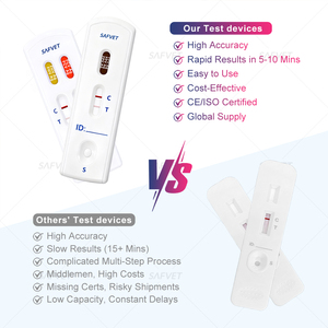 Kit de Prueba Rápida Veterinaria 4 en 1 LSH/EHR/ANA/CHW, Kit de Prueba Combinada para Diagnóstico Rápido de Dirofilaria en Perros, 98.9% de Precisión - Product Image 2