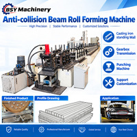 Machine de formage à froid de poutres anti-collision pour automobile avec pompe et contrôle PLC pour ligne de production de poutres de pare-chocs automobiles
