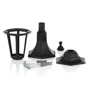 Lampes à induction <span class=keywords><strong>P614</strong></span> IP44 avec culot E27 en polypropylène et verre transparent, 230V/110V 60W, garantie 3 ans, pour piliers extérieurs et portails de jardin - Product Image 4
