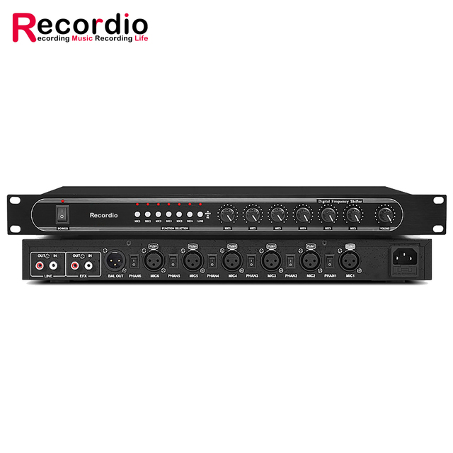 GAX-SM2600 Professional Conference Audio Processor with Anti-Howling System 6-10dB Gain Enhancement & 5Hz Shift