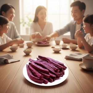 Patatine di Patate Dolci Viola Croccanti e Salutari, Certificate HALAL Kosher BRC, Pronte da Mangiare, Confezione all'Ingrosso - Product Image 3