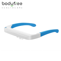 Gafas de Terapia de Luz LED, Luz Azul, Sin Rayos UV, Portátiles, 10000 Lux, Aumentan la Energía, Alivian el Sueño, el Jet Lag, para el Hogar y la Oficina, con Batería