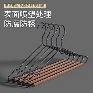 Beechwood Clothes <b>Hanger</b> Metal Frame Non-Slip Rectangular Coat <b>Hanger</b> For Home Hotel Use - Product Image 3