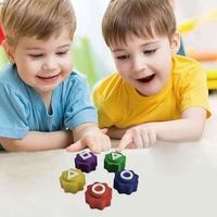 Offre Spéciale coréen Folk jeu ensembles dés fête jeu accessoires carré cercle Triangle famille pierre attraper jeu 5 pièces ensemble