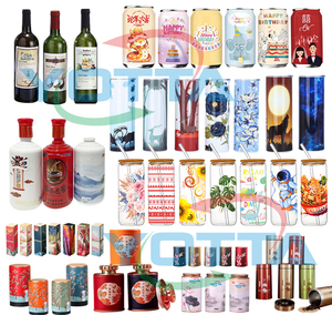 Yotta p20g5i UV máy in hình trụ cơ thể Xoay Phun hỗn hợp rượu vang đỏ Nước hoa chai thủy tinh cốc nhựa chai lon in ấn - Product Image 2